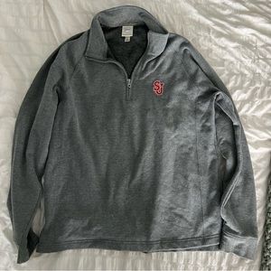 Quarter zip St. John’s university crewneck sweatshirt